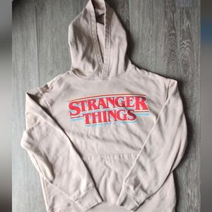 Stranger Things Light Brown Women M Hoodie Old Navy Netflix Colab Merch